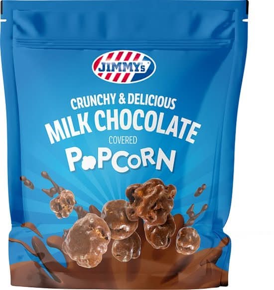 milk chocolade popcorn