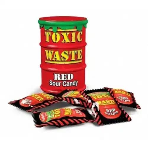 Toxic Waste Drum Red