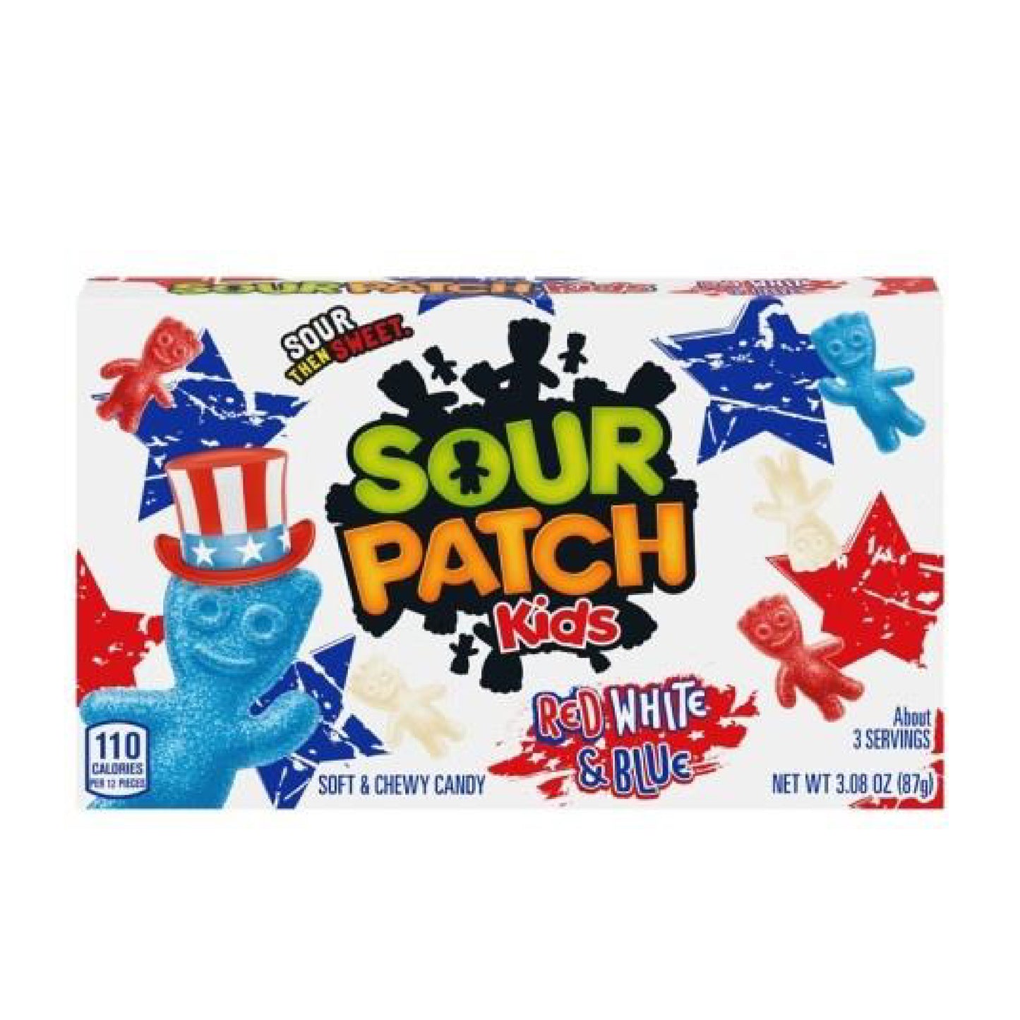 Sour Patch Kids Red, White & Blue.
