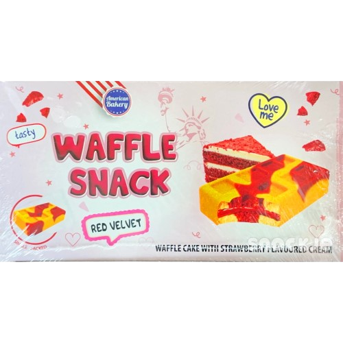 Waffle snack red velvet