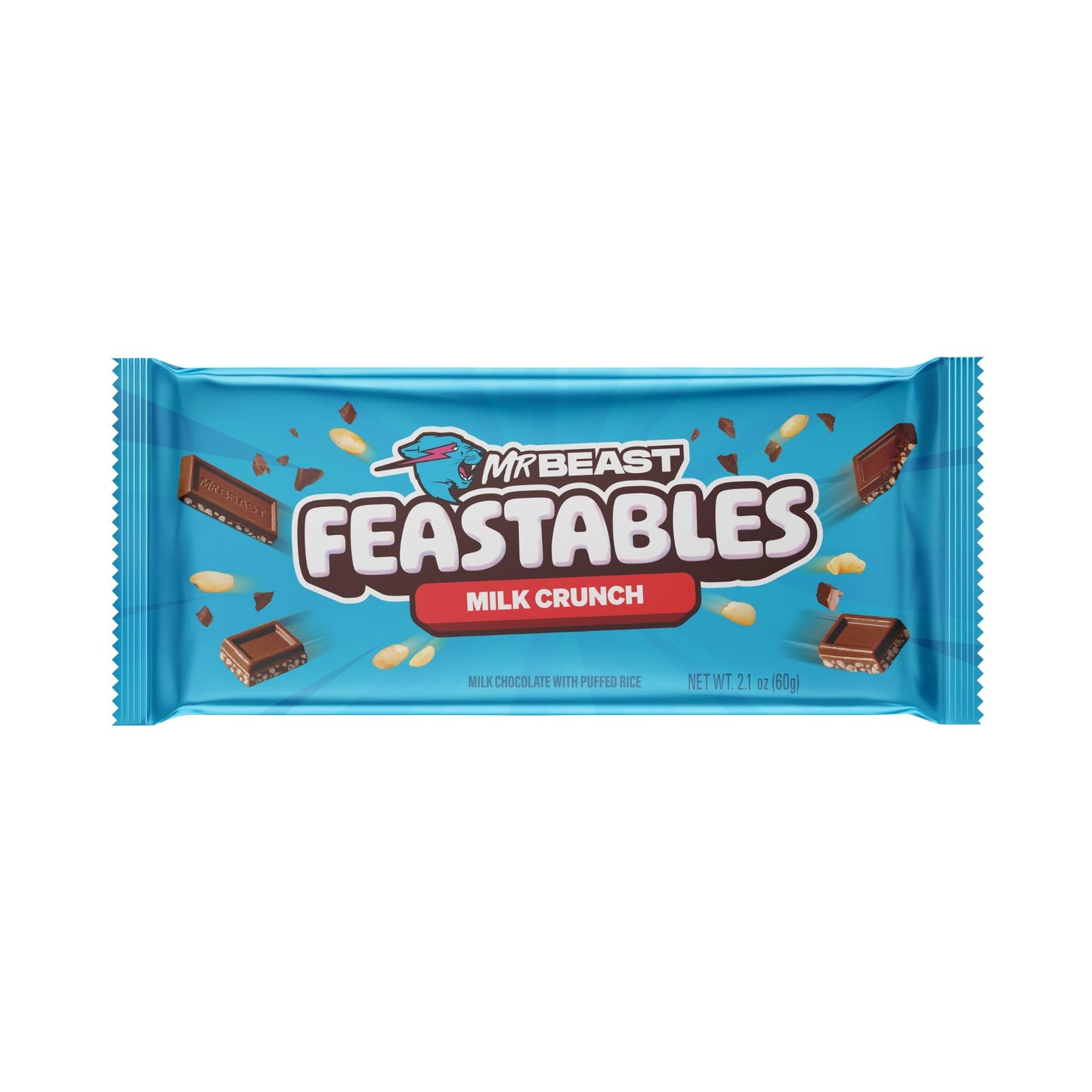 Mr Beast Feastables Chocolate Bar Milk Crunch