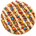 M&M's Crumble Cookie met bijpassende topping
