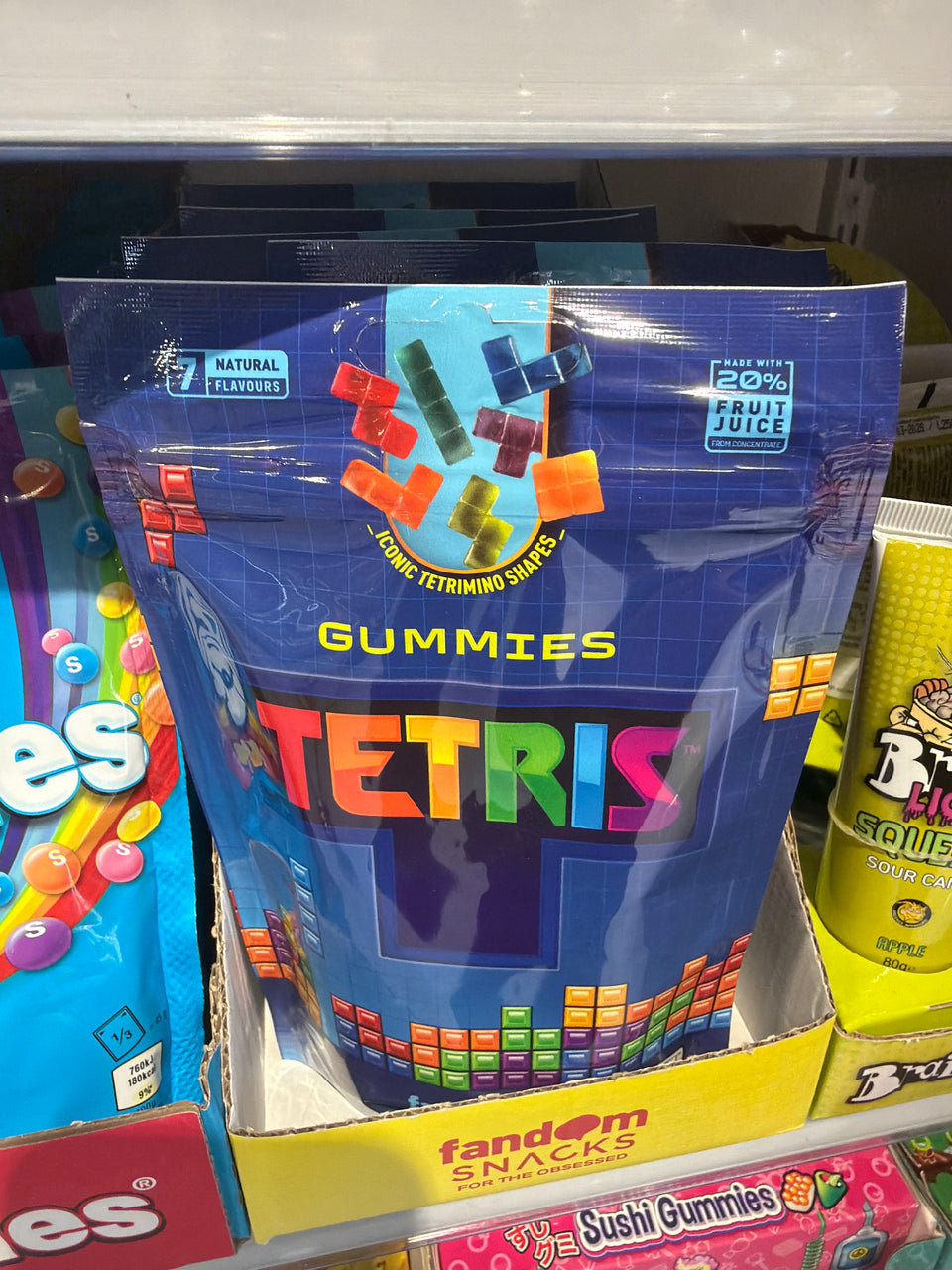 Fandom Snacks Tetris Gummies – productverpakking