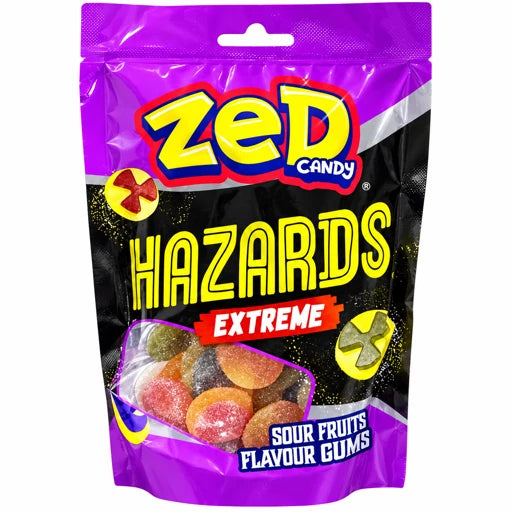 ZED Candy Hazards Extreme Sour Fruits