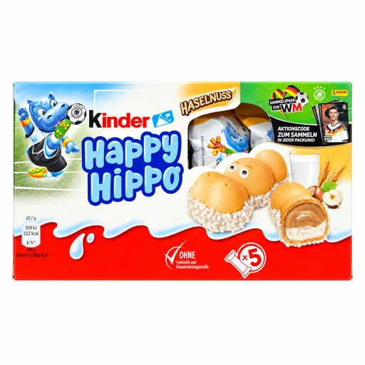 Kinder Happy Hippo Hazelnut 5 stuks – productverpakking