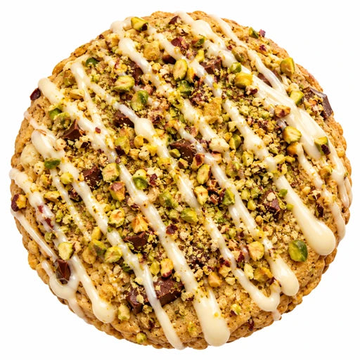 Pistachio Crumble Cookie with topping