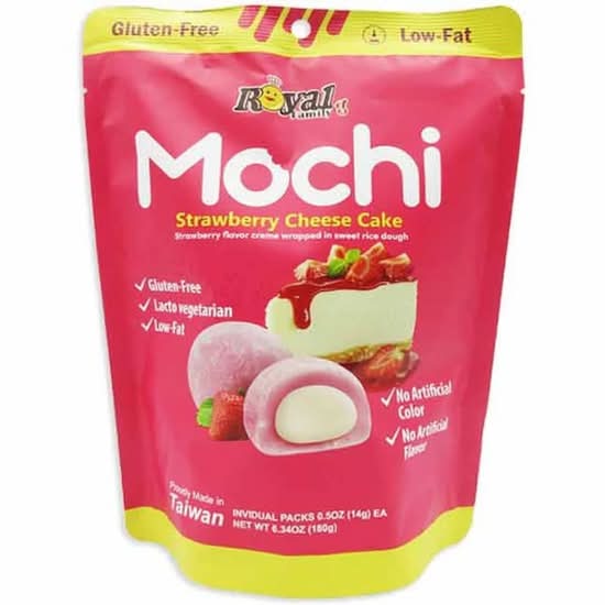 Royal Family Mochi Strawberry Cheesecake