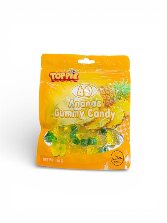Peelable Pineapple Gummy Candy