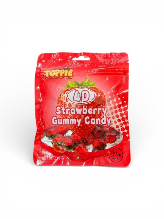 Peelable Strawberry Gummy Candy