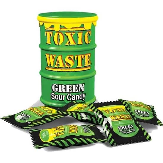 Toxic Waste Drum Green