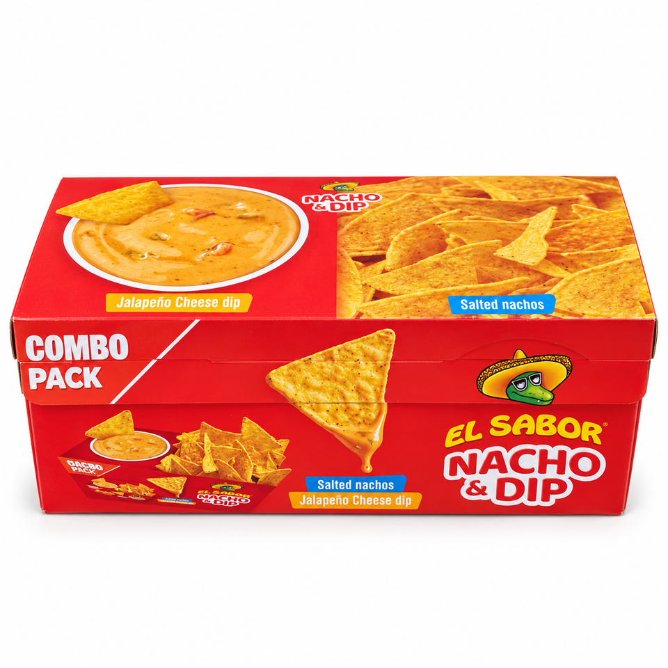 El Sabor Nacho & Dip Jalapeño Cheese – productverpakking