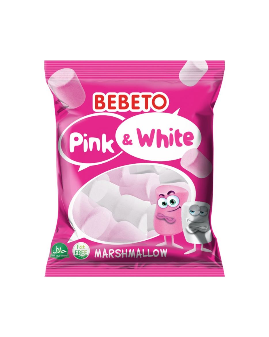 Bebeto Marshmallow Pink & White