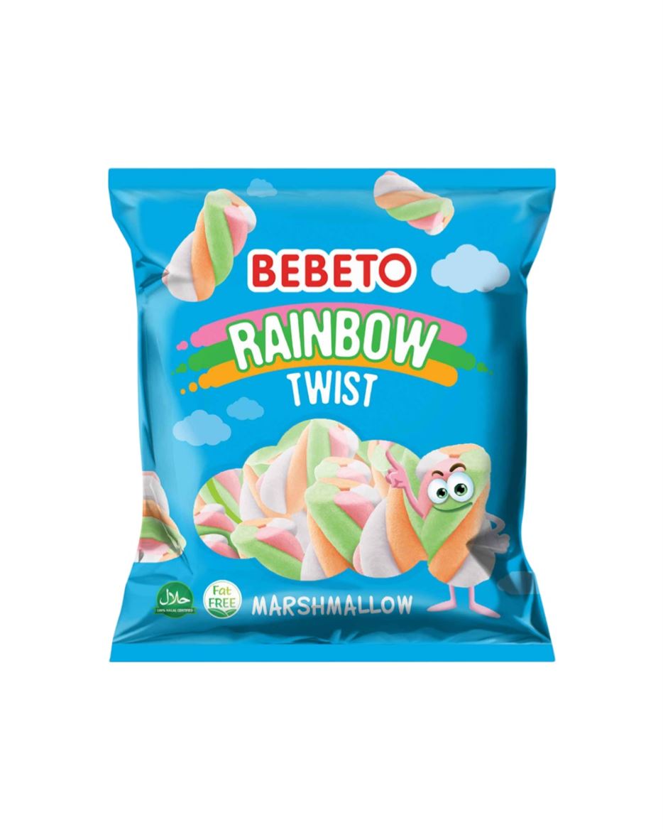 Bebeto Marshmallow Rainbow Twist