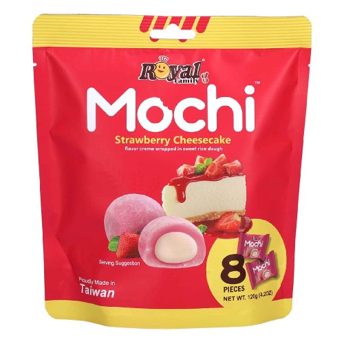 Royal Family Mochi Strawberry Cheesecake