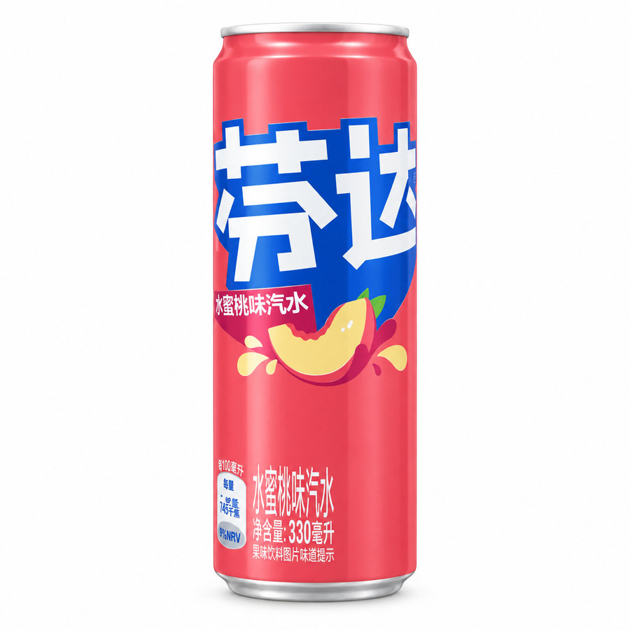 Fanta Perzik Blik 330 ml