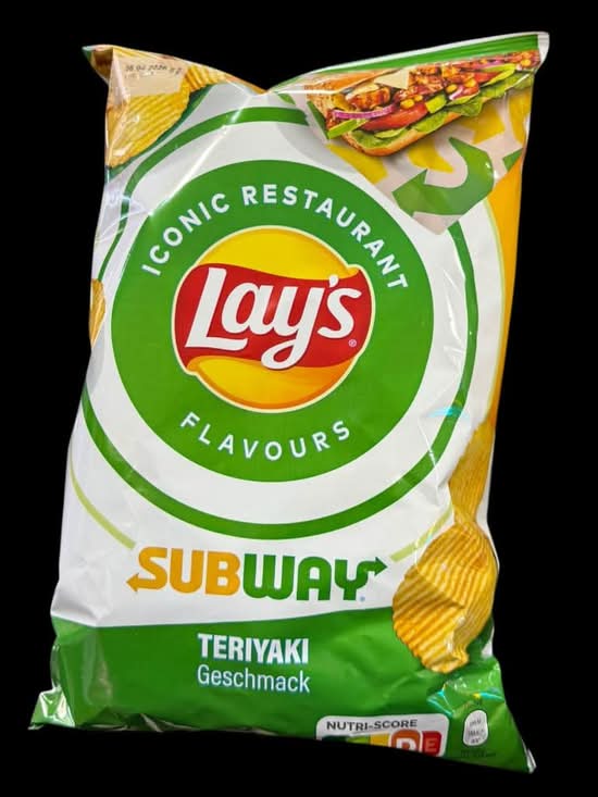 Lay's Subway Teriyaki Crisps 150 g – product packaging