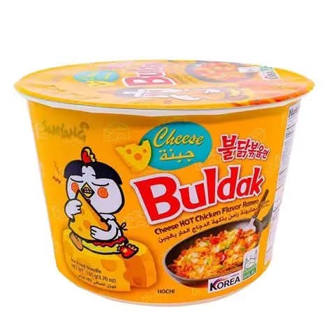 Buldak Cheese Ramen Noodles Bowl