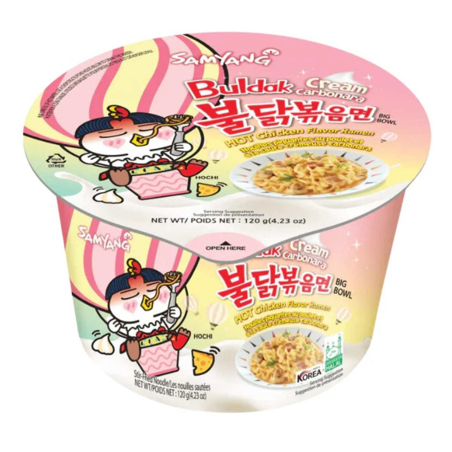Buldak Cream Carbonara Noodles Bowl