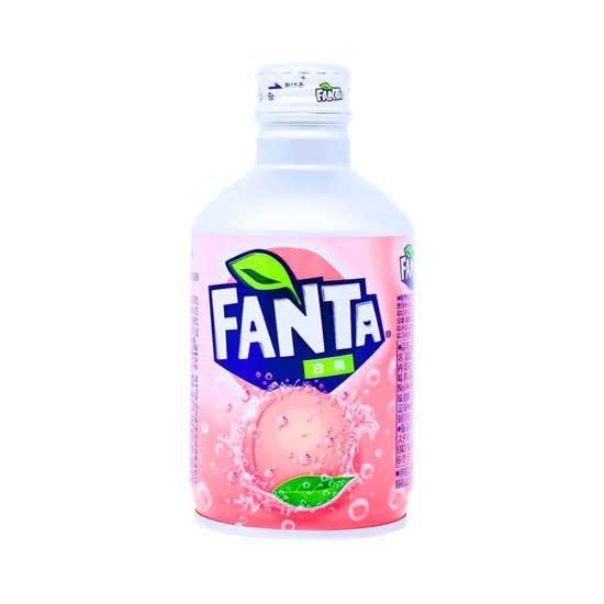 Fanta White Peach Aluminium Fles 300 ml