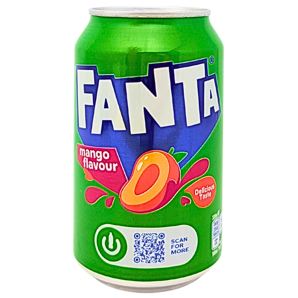 Fanta Mango – productverpakking