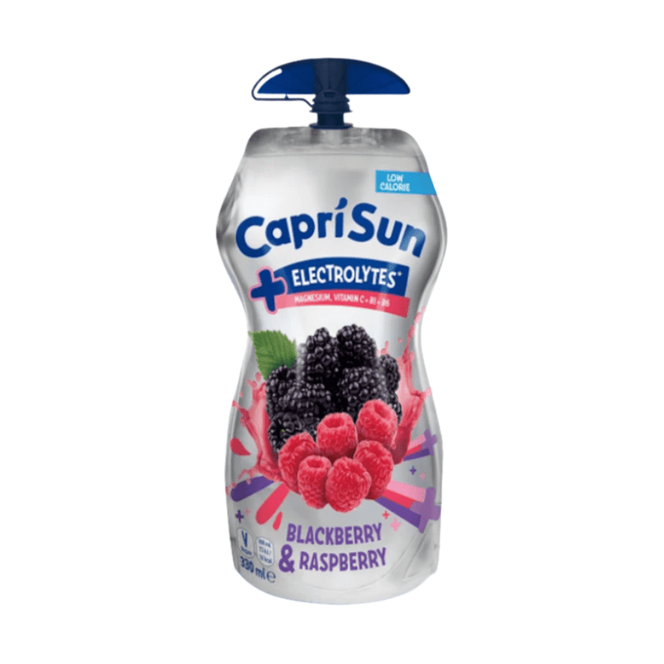 Capri-Sun Electrolytes Blackberry Raspberry – product packaging