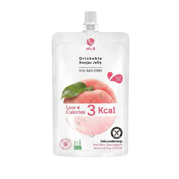 Drinkable Konjac Jelly Peach – 3 kcal – product packaging