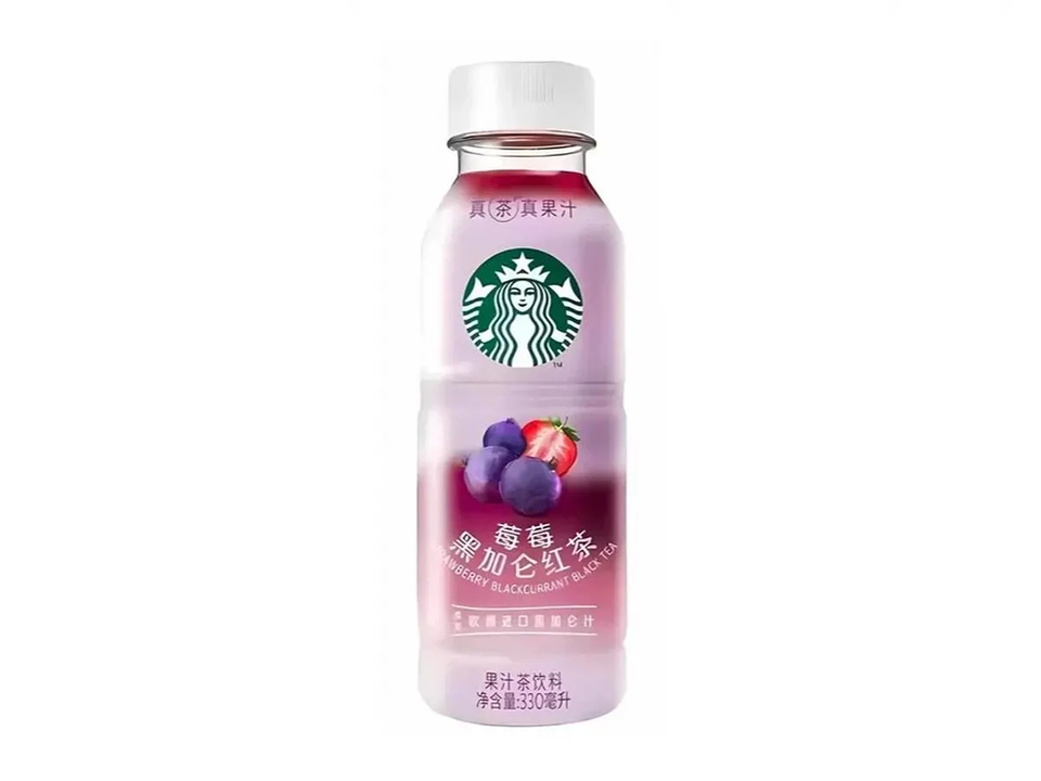 Starbucks Strawberry Blackcurrant Black Tea 330 ml – product packaging
